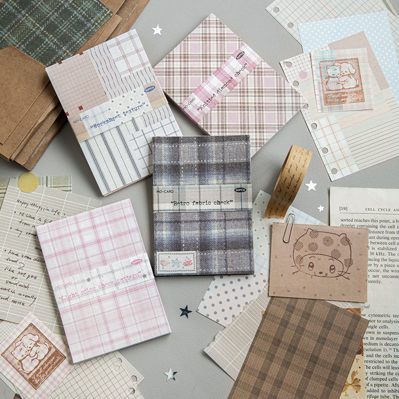 Vintage Junk Journal Scrapbooking Paper - Kit de Papel Decorativo Vintage com