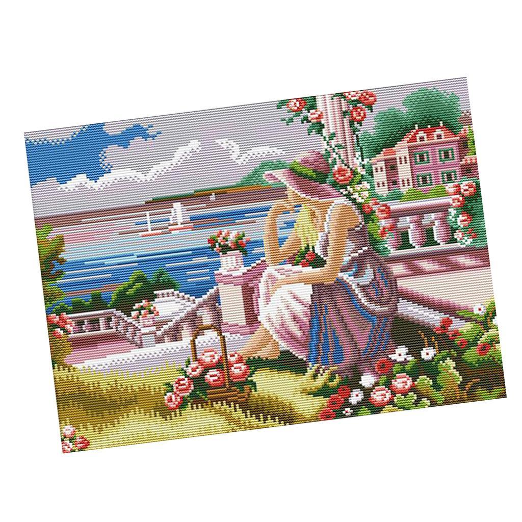 Cross Stitch Stamped Kits Beginners - Kits de Ponto Cruz Estampado com