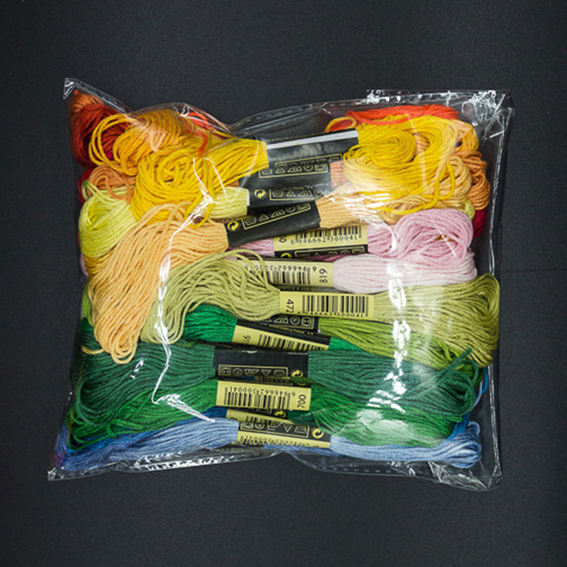 Cotton Embroidery Thread Skeins - Kit de Fios de Algodão Multicoloridos