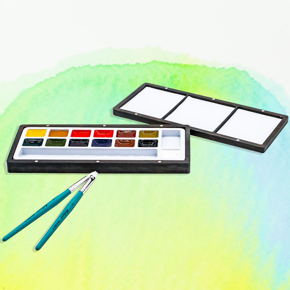 Artsecret 13 conjunto de palet - Watercolor Paint Set Solid Pigment avaliação e preço