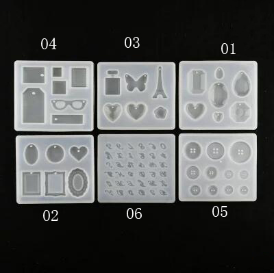 Conjunto de 6 Moldes de Silico - Silicone Epoxy Resin Molds Set avaliação e preço
