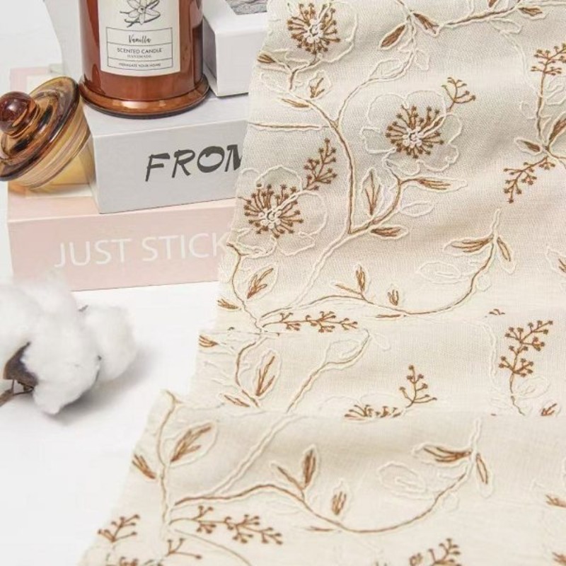 Tecido de Renda de Tule Bordad - Sewing avaliação e preço