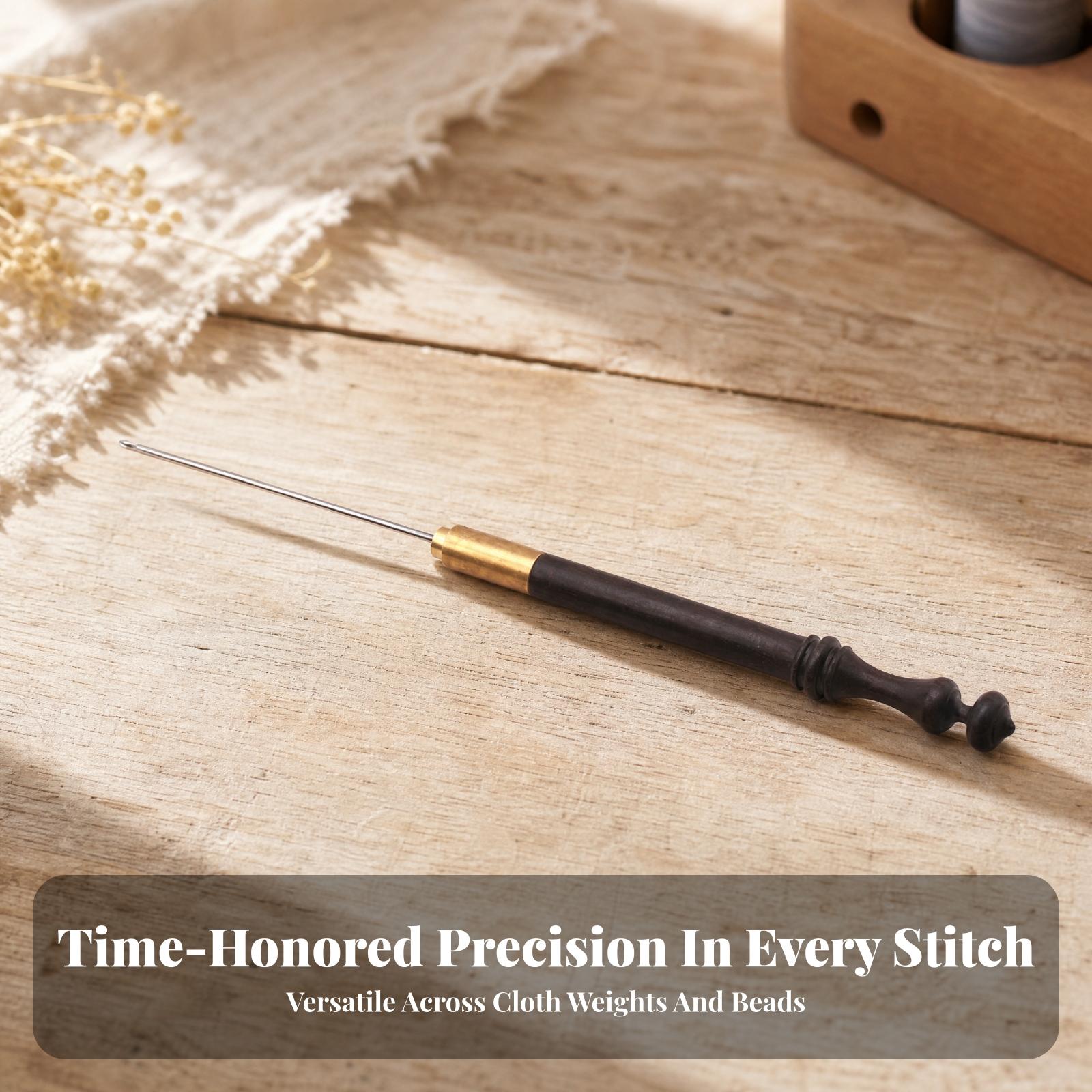 Agulha de Bordado Ergonômica c - Wooden Crochet Hooks Ergonomic Handle avaliação e preço