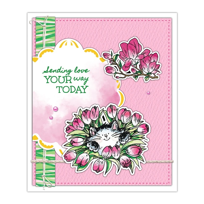 Carimbo transparente de gatinh - Clear Silicone Stamps For Card Making avaliação e preço