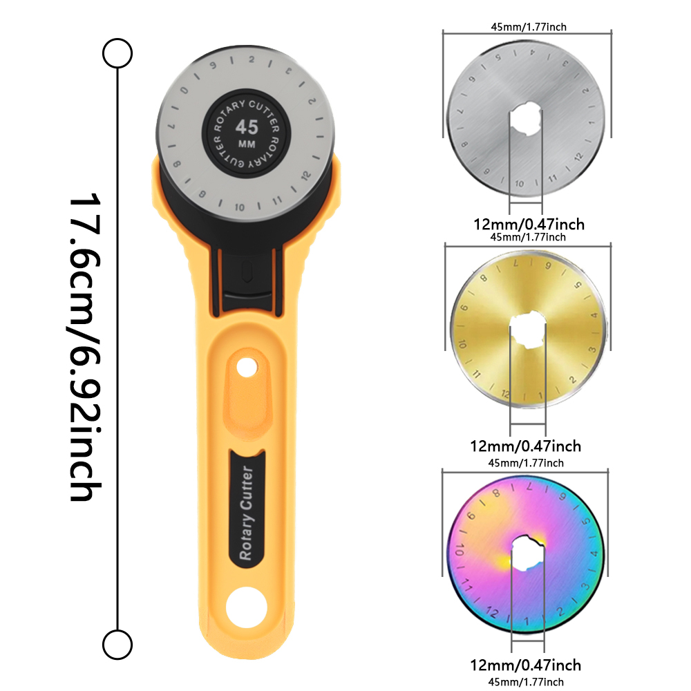 Cortador de tecido rotativo 45 - Rotary Cutter For Fabric 45Mm avaliação e preço