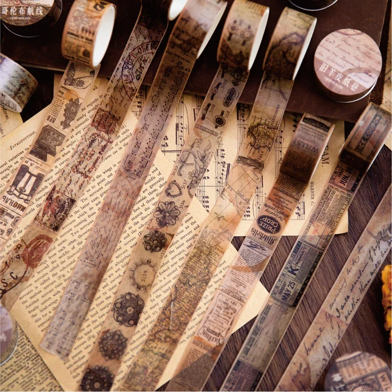 Adesivo Vintage Washi Paper Ta - Vintage Junk Journal Scrapbooking Paper avaliação e preço