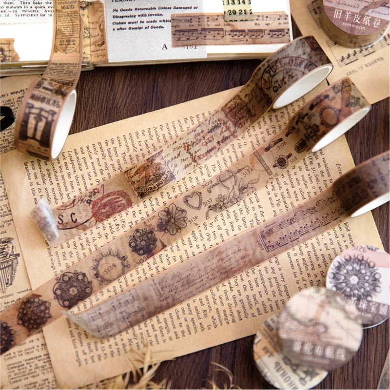 Adesivo Vintage Washi Paper Ta - Vintage Junk Journal Scrapbooking Paper avaliação e preço