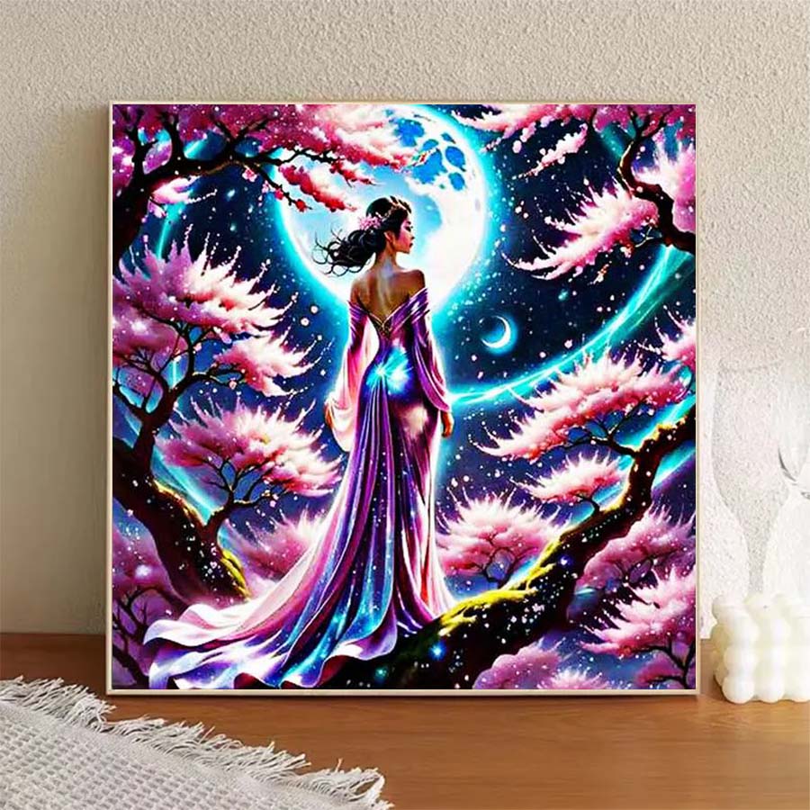 1 peça de tecido flocado 5D DI - 5D Diamond Painting Kit Full Drill avaliação e preço