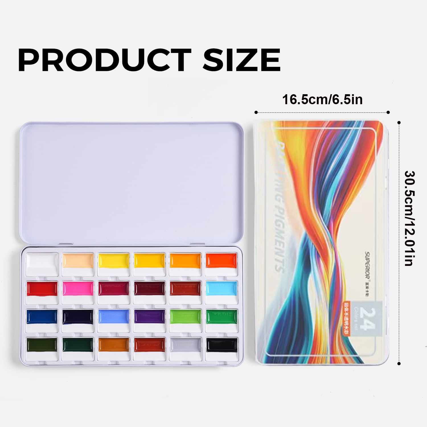 Conjunto de Tintas Aquarela Só - Watercolor Paint Set Solid Pigment avaliação e preço