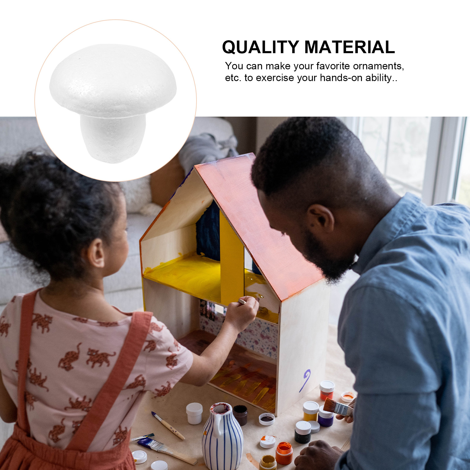 5 Peças de Cogumelos de Espuma - Painting Supplies avaliação e preço