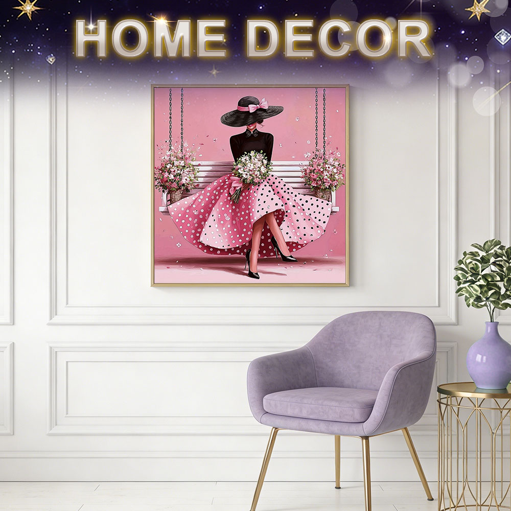 Pintura em Diamante HUACAN, Re - 5D Diamond Painting Kit Full Drill avaliação e preço