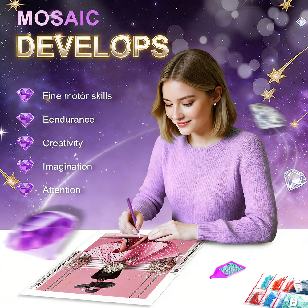 Pintura em Diamante HUACAN, Re - 5D Diamond Painting Kit Full Drill avaliação e preço