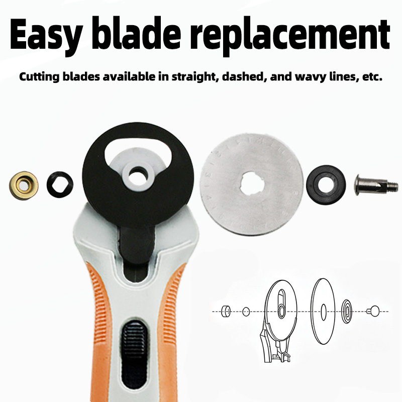 Cortador Rotativo de 45mm, Fac - Rotary Cutter For Fabric 45Mm avaliação e preço