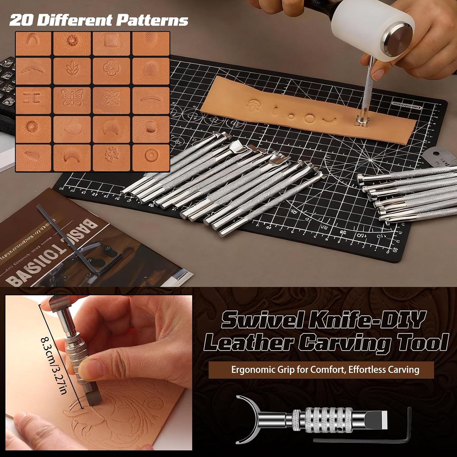 Kit de Trabalho em Couro, Ferr - Sewing avaliação e preço