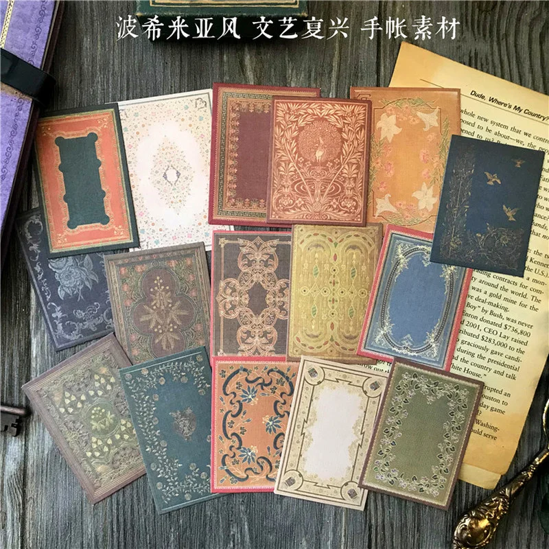 16 Peças de Papel Artesanal Vi - Vintage Junk Journal Scrapbooking Paper avaliação e preço