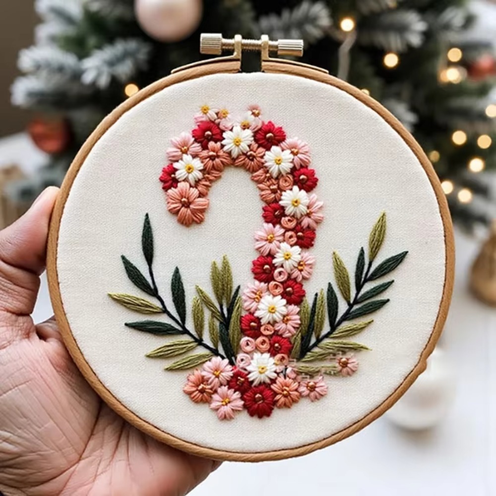 Kit de Bordado de Natal em Tec - Cross Stitch Stamped Kits Beginners avaliação e preço