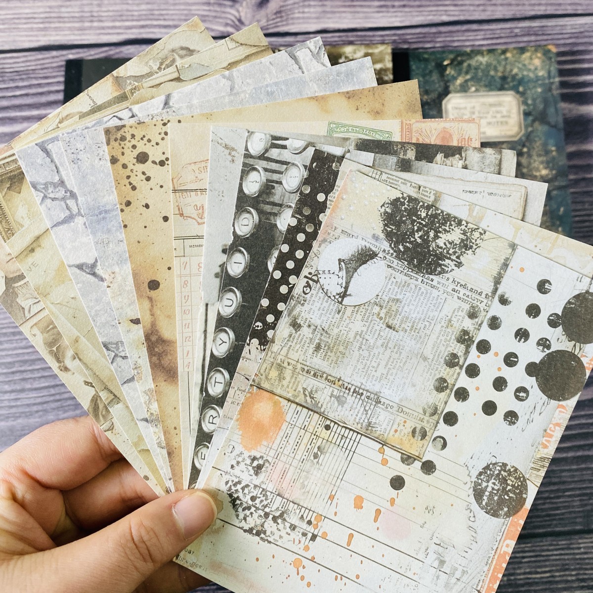 100 folhas vintage scrapbook c - Vintage Junk Journal Scrapbooking Paper avaliação e preço