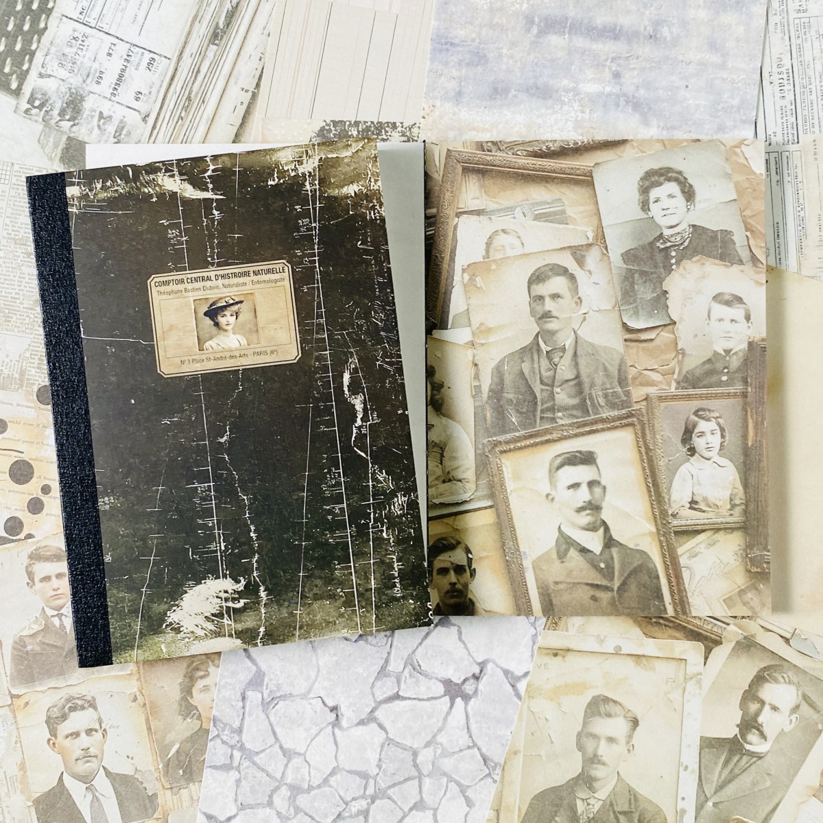 100 folhas vintage scrapbook c - Vintage Junk Journal Scrapbooking Paper avaliação e preço