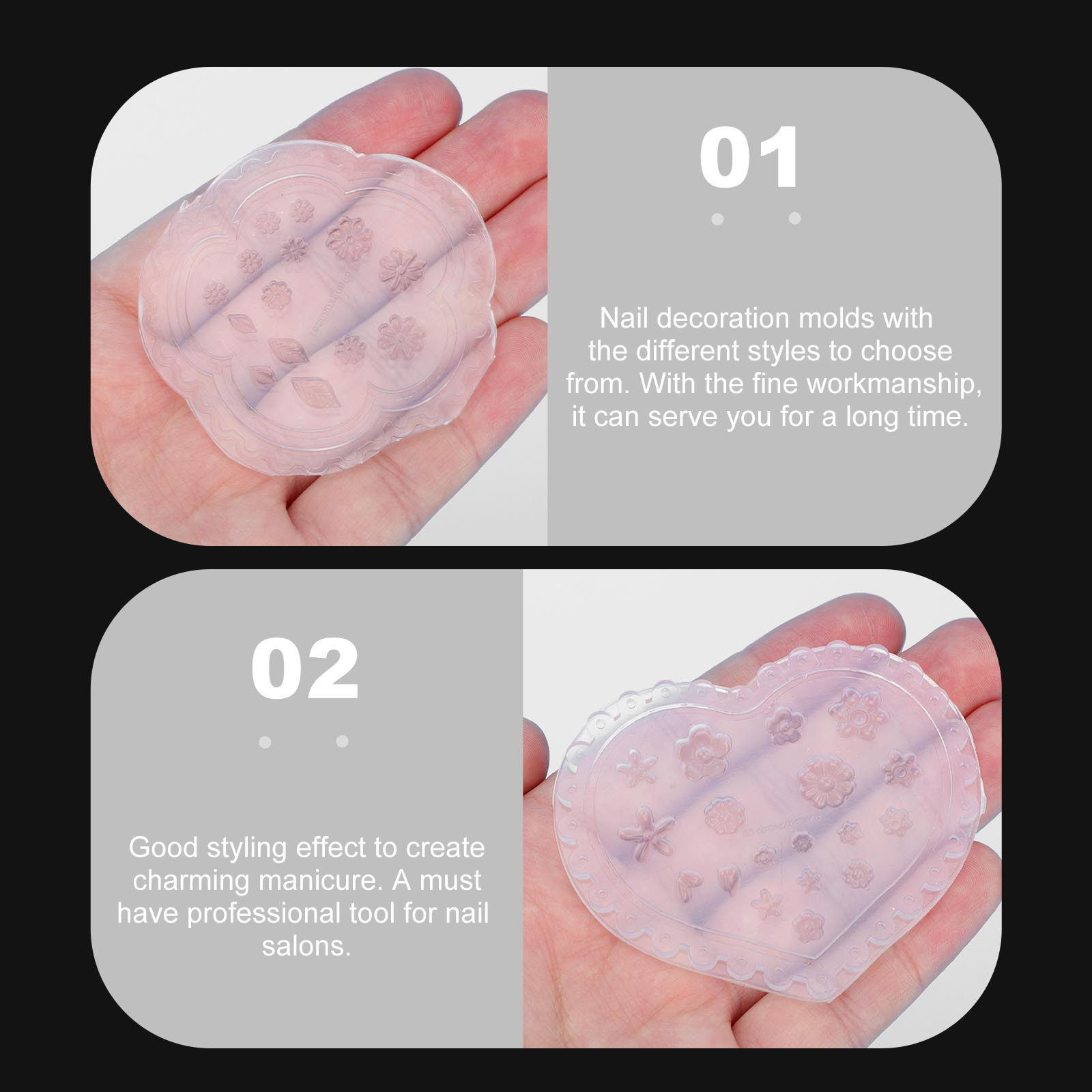 Conjunto de 3 Moldes de Silico - Silicone Epoxy Resin Molds Set avaliação e preço